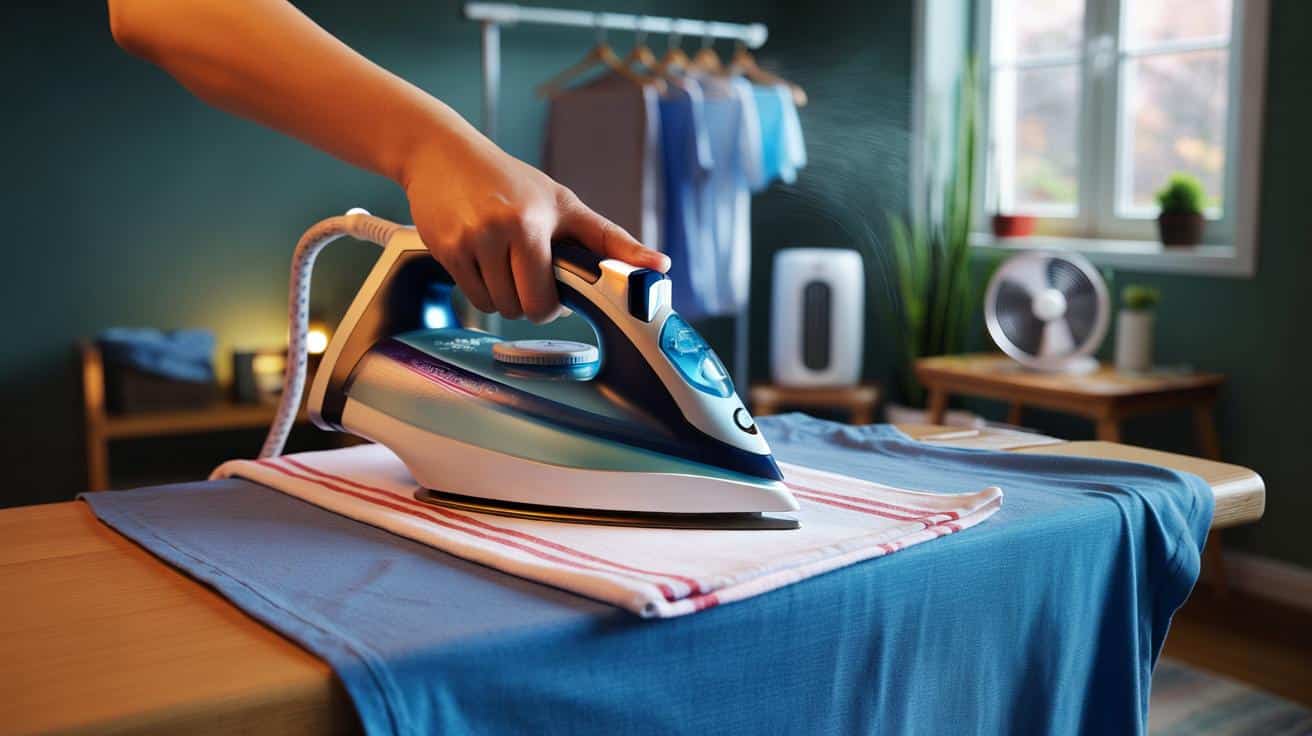 Jij verspilt 4 uur aan natte was: met 1 theedoek en 120 °C droog jij shirts in 6 minuten thuis